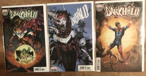 Darkhold Omega #1 Cover ABC Variant Set-Sealed 2021 Marvel Comics