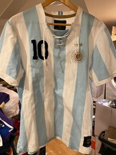 Football Town Messi #10 Argentina Soccer Shirt Size XL 2 two stars