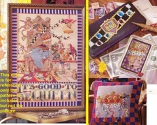 IT'S GOOD TO BE QUEEN    MARY ENGELBREIT  CROSS STITCH PATTERN ONLY