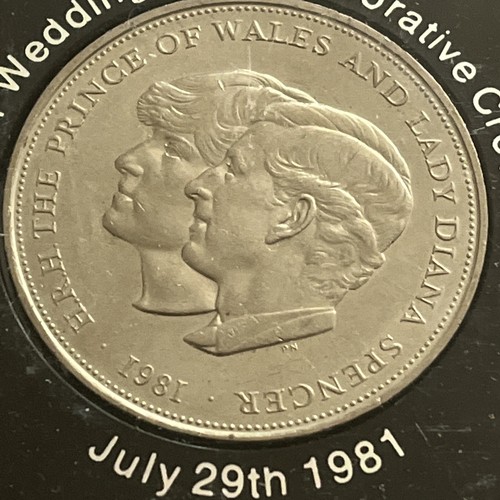 1981 königliche Hochzeit Gedenkmünze Kronprinz Charles & Lady Diana NatWest - Bild 2 von 10