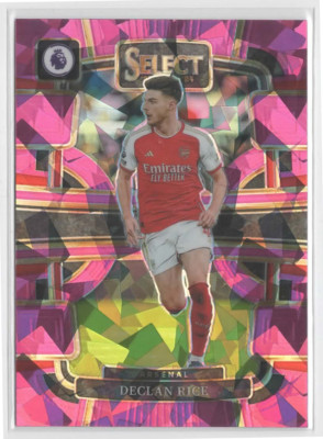 Declan Rice - Select Premier League - Pink Cracked Ice Short Print