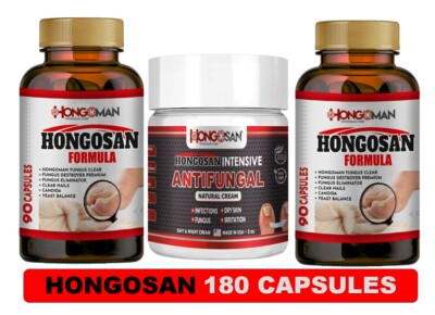 #ad HONGO SAN ORIGINAL ANTI FUNGAL 180 CAPS amp; CREAM HONGO ZANA FORMULA support $22.49