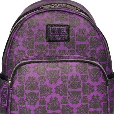 Marvel Purple and Black Patterned Mini Backpack $_12.JPG?set_id=880000500F main image 4
