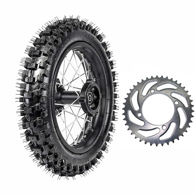 14'' Rear Wheel 90/100-14 Tire Sprocket Assembly for pit Bike Apollo 110cc 125cc