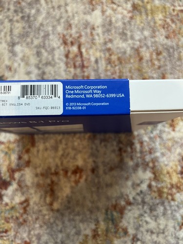Microsoft Windows 8.1 Pro FULL VERSION SKU FQC-06913 Sealed Package 32 & 64-bit - Picture 9 of 9