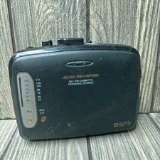 Vtg GPX WALKMAN AM/FM CASSETTE PERSONAL STEREO AUTO REVERSE X