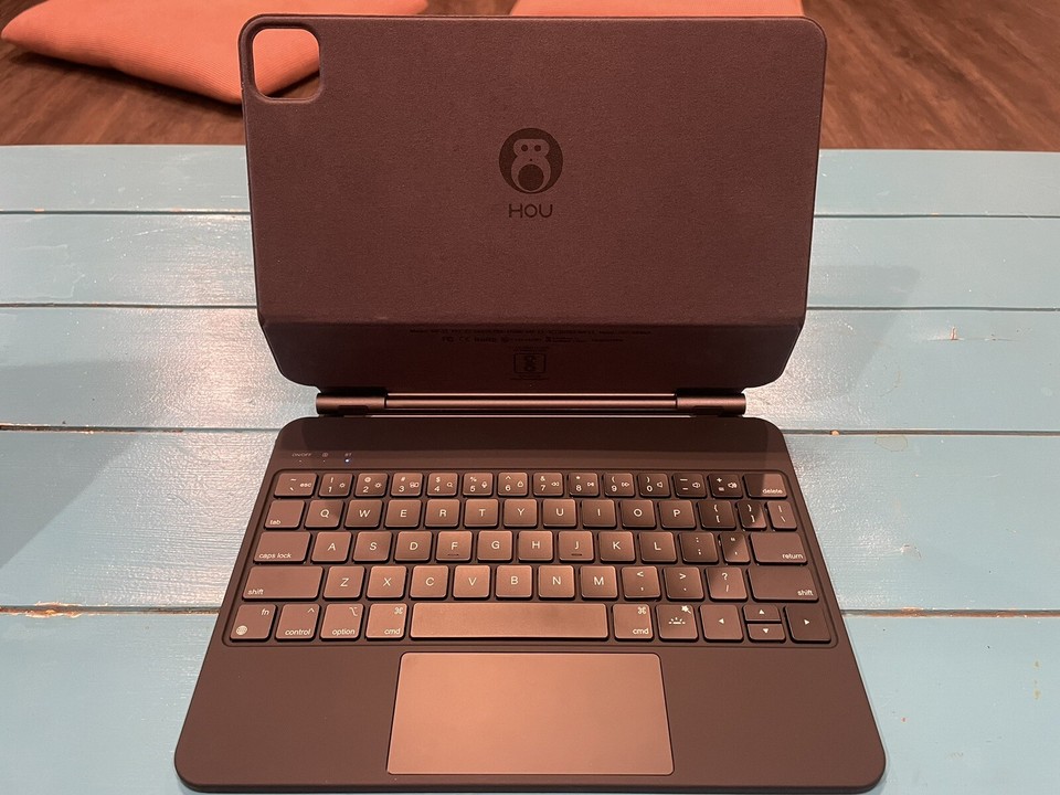 HOU MF11 Keyboard, Touchpad, Stand, and Case for 11inch iPad Air and