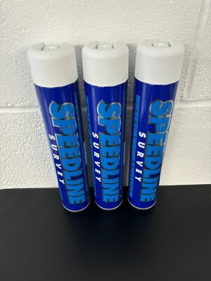 3x Defiance Speedline Vermessungslackmarkierungssystem - weiß - Sprühfarbe x 3 Stück