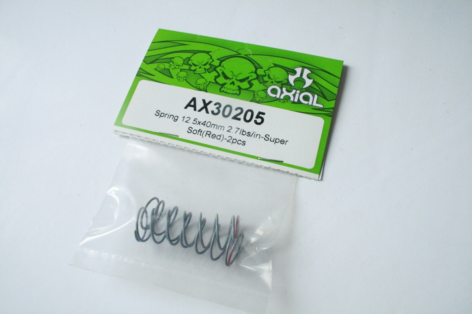 Axial Spring 12.5x40mm 2.7lbs/in Super Soft Red (2pcs) - AX30205 | eBay