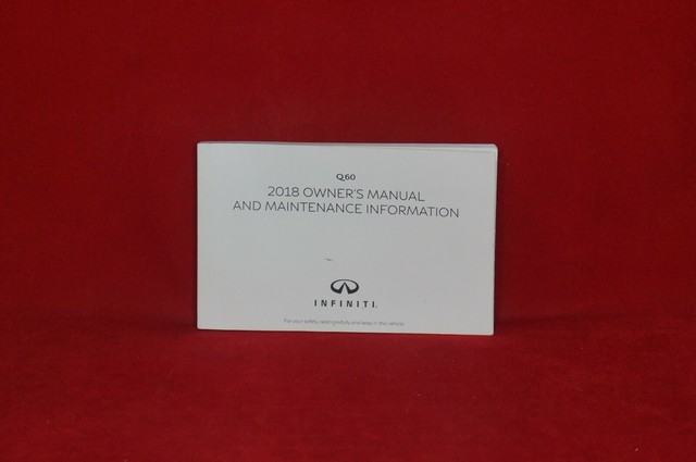 2018 Infiniti Q60 Owner's Manual | eBay