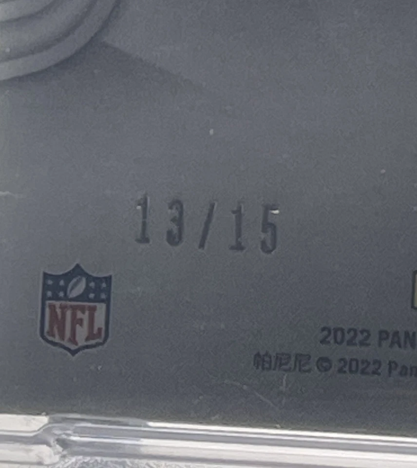 2022 Spectra Desmond Ridder Rookie Next Era Mem Neon Pink /15 RC (PSA 8) *POP 1* - Image 3 of 3