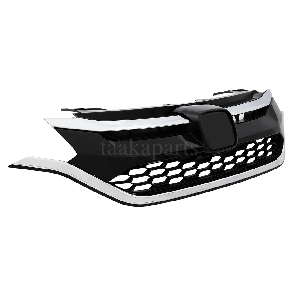 Front Bumper Grille Grill Headlights Headlamps Kit For 2015 2016 Honda CRV CR-V Foto 4 de 4
