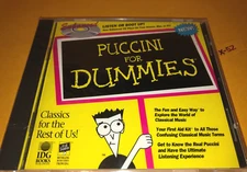 Puccini For Dummies CD classics la boheme tosca madama butterfly manon lescaut