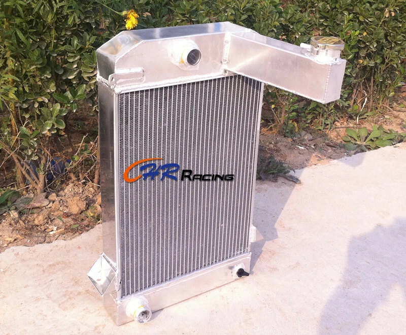 3ROW Aluminum Radiator+Shroud+Fan For 1953-1957 TRIUMPH TR2/TR3/TR3A/TR3B MT - Изображение 3 из 4