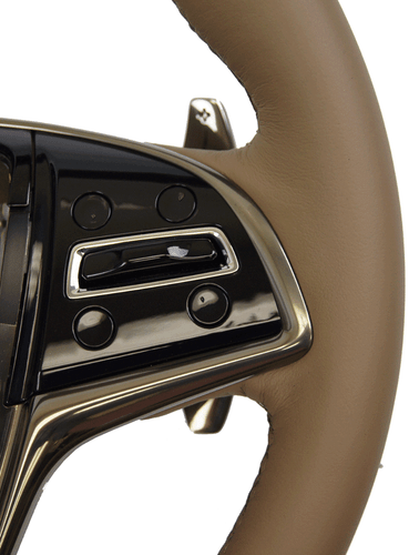 2015 Cadillac ATS Steering Wheel Med. Cashmere Leather New 23488521 23207586 - Picture 3 of 8