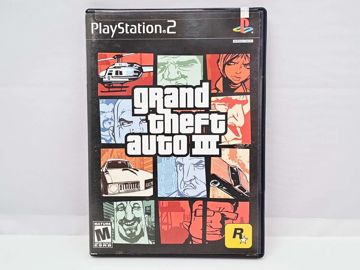 GTA Grand Theft Auto III + MAP VF [Complet] PS2