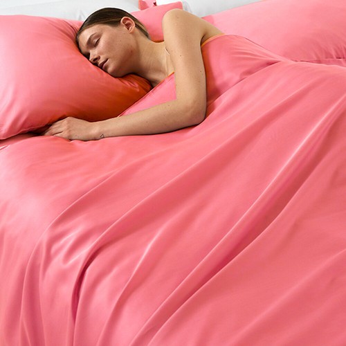 Zippered Pillowcase Ultra Soft Silky Satin Pillow Case Cover 2 Pack Home Bedding - Picture 134 of 134