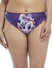 Elomi Morgan Brief Panty EL4115 Sizes M  L Purple Lily Print New w/ tags
