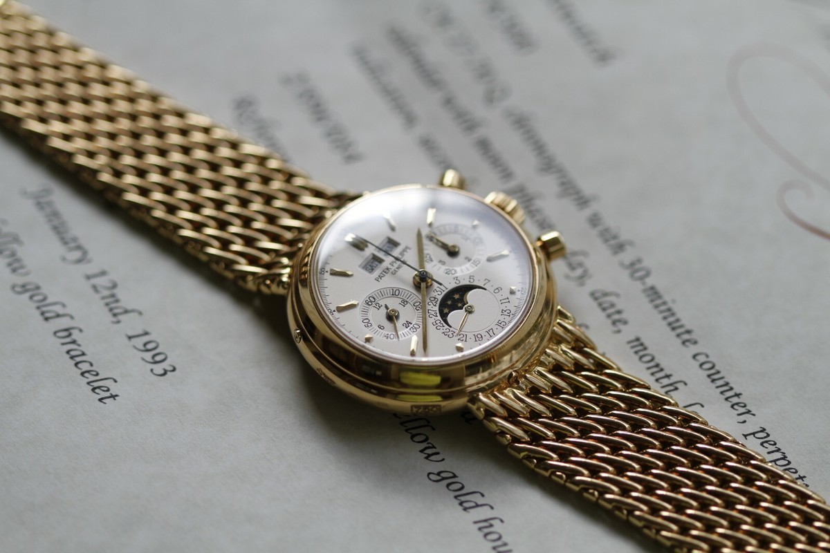 Patek Philippe 3970J Chronograph perpetual calendar YG Circa