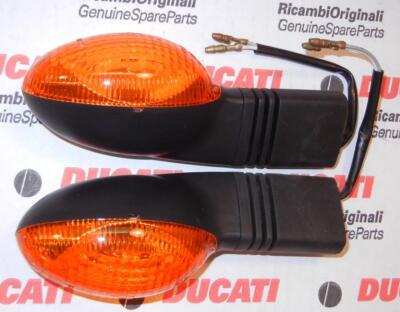 2002-2008 Ducati Monster FRONT PAIR TURN SIGNAL EU SPEC 53040073A + 53040083A