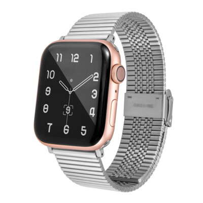 Luxus Edelstahl Armband für Apple Watch 11 10 9 8 7 6 SE 40/44/41/45/42/46/49mm