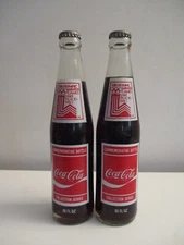 1980 Olympic Winter Games Lake Placid XIII 2 Coca Cola Bottles Unopened 10 FL OZ