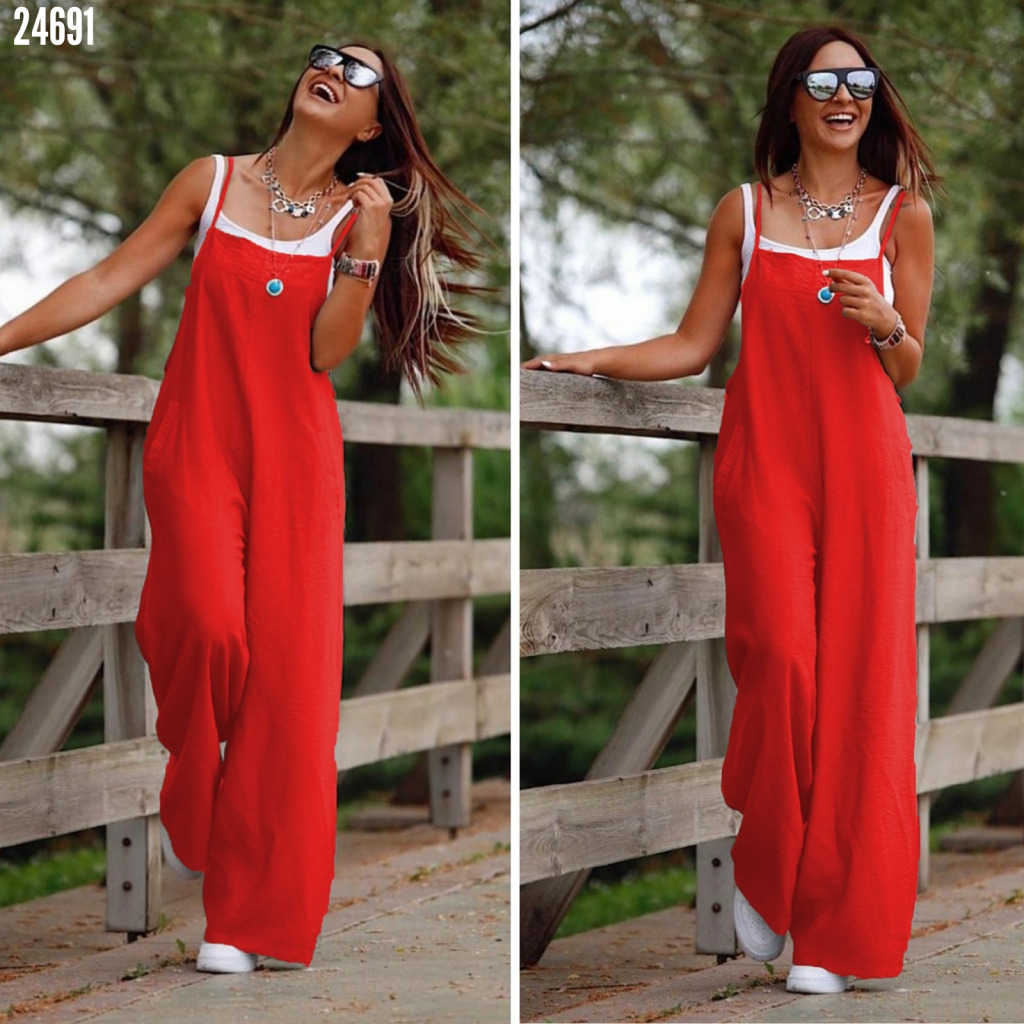 Cotton Jumpsuit Women, Casual Jumpsuit, Women’s overall,Spaghetti Strap  Jumpsuit