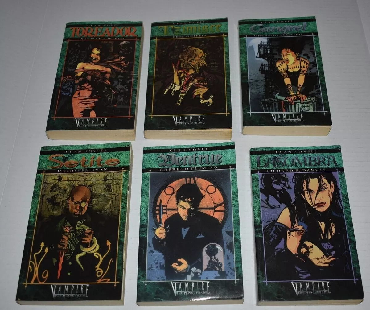 Lot of 15 Vampire the Masquerade Clan Novels 1-13 + Anthology Paperback  Gehenna