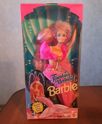 Barbie Fountain Mermaid 1993 NRFB | eBay