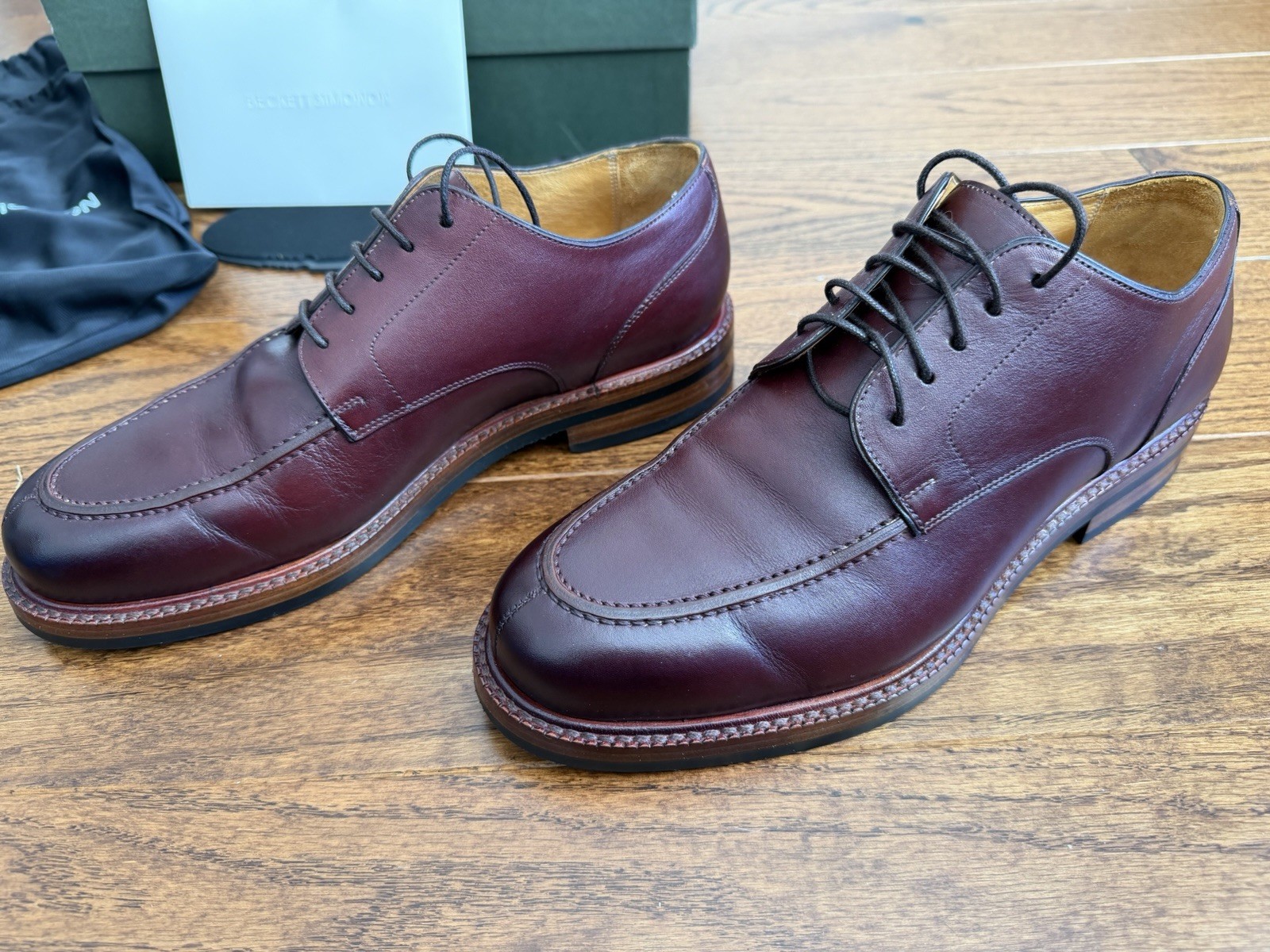Beckett Simonon Anders Split Toe Derby Bordeaux S… - image 5