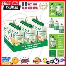 Baby Food Pouches Variety Pack, Veggie Purees, 3.5 oz 18 Pack