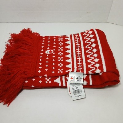 Hudson's Bay Company HBC Canada Winter Scarf NEW NWT 2012 Olympics
