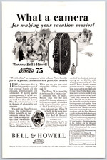 1928 Advertising Print Ad Bell  Howell Filmo What a Camera for Making Vacation