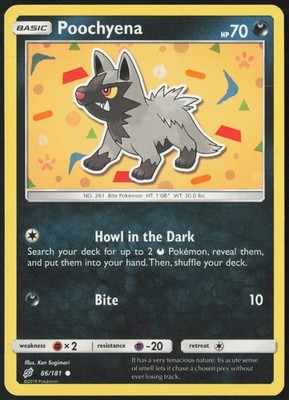 Poochyena SM - Team Up Regular 86/181