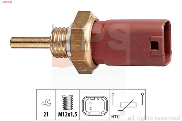 Sensor KüHlmitteltemperatur FüR Fiat Marea Weekend Multipla Seicento / 600-image