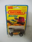 Matchbox Lesney Superfast Roman Numeral VII Brown Sugar- BLACK WINDOWS, carded