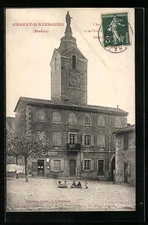 CPA Chazay-D´Azergues, Place de la Platiere 1908 