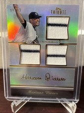 2011 Topps Tribute Triple Relic #90/99 Mariano Rivera #TTR-MR HOF