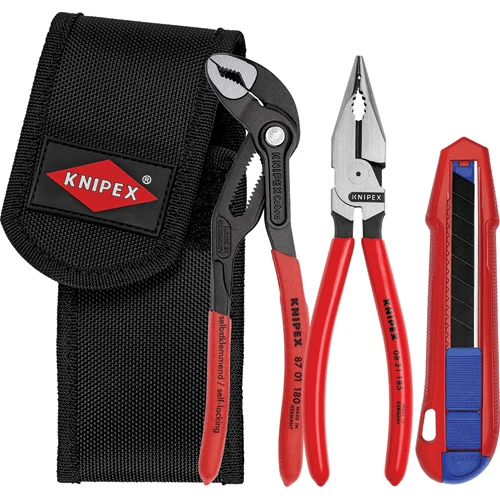 Knipex Tools 3pc PRO Tool Holiday Gift Set w/ Belt Clip Pouch #9K0080169US Piers - Image 2 of 2