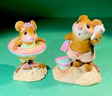 Wee Forest Folk M-278 Little Dipper & M-293 Catfish Cove/SET. Retired. Free Ship