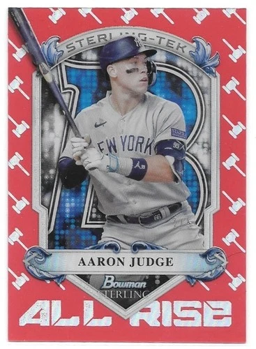 Aaron Judge 2025 Bowman Sterling Tek ALL RISE Red /5 ST-21
