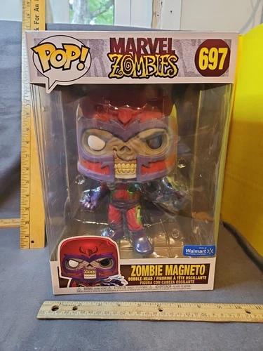 Funko Pop! Vinyl Jumbo 10 in: Marvel - Zombie Magneto (10 inch) - Walmart...