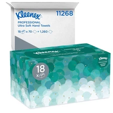 Kimberly Clark 11268 Hand Towels Ultra Soft Pop-Up Box 18ct Case 1260 Sheets