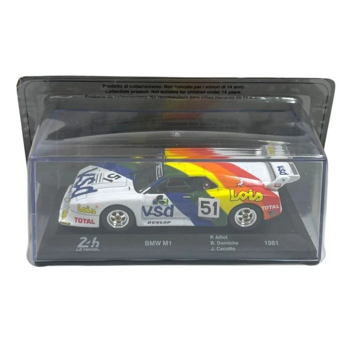SPARK-MODEL S6412 Scala 1/43 | BMW M1 M88 3.5L S6 TEAM ANGELO PALLAVICINI N 157 24h LE MANS 1985