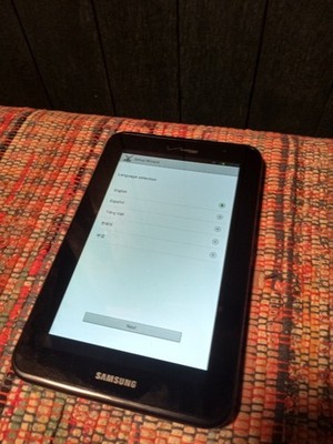 Samsung Galaxy Tab 2 SCH-I705 8GB, Wi-Fi + 4G (Verizon), 7in tested