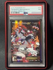 Pokémon Team Magma's Groudon EX Double Crisis Holo Ultra Rare 15/34 PSA 7