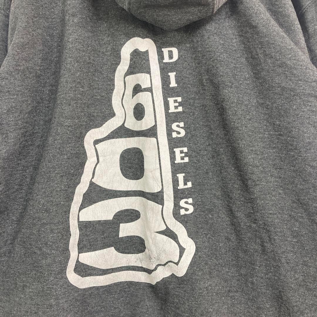 Carhartt Corporate Logo Print 603 Diesel Sweatshirt Parka Old Clothes M thumbnail 11