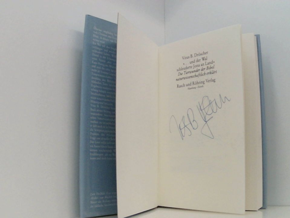 und der Wal schleuderte Jona an Land. Die Tierwunder der Bibel naturwissenschaft