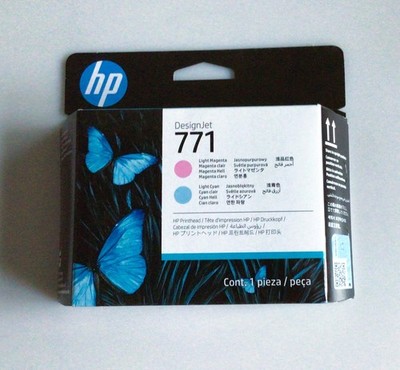 Original HP 771 CE019A Light Magenta + Light Cyan Druckkopf OVP (MHD 10/2025)