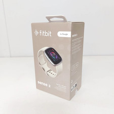 Fitbit Sense 2 Health and Fitness Smartwatch GPS cEDA - Platinum / Lunar White
